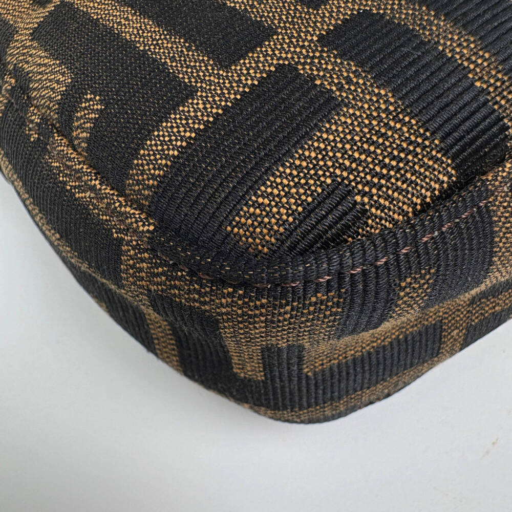 Fendi Zucca pattern Mamma Baguette handbag/shoulder bag, canvas, brown, 26424... - Picture 3 of 11